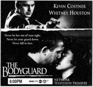 THE BODYGUARD- NBC television guide ad. May 1, 1995.