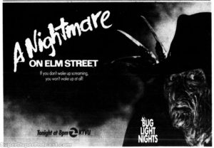 A NIGHTMARE ON ELM STREET- Television guide ad.
May 19, 1989.