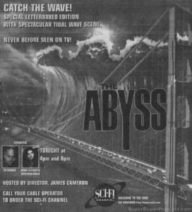 THE ABYSS- THE SCI-FI CHANNEL television guide ad.
May 6, 1996.