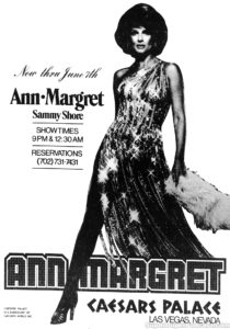 ANN MARGRET IN CONCERT- Newspaper ad.
May 28, 1978.