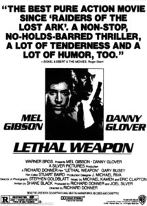 LETHAL WEAPON- Newspaper ad.
May 31, 1987.
