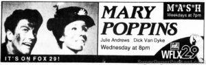 MARY POPPINS- May 1, 1991.