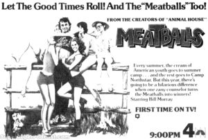 MEATBALLS- television guide ad. May 17, 1981.