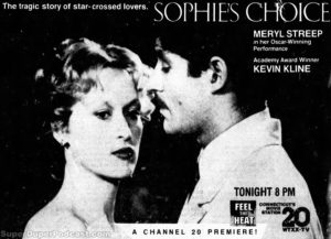 SOPHIES CHOICE- Television guide ad.
May 15, 1989.