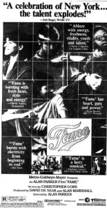 FAME- Newspaper ad.
June 29, 1980.