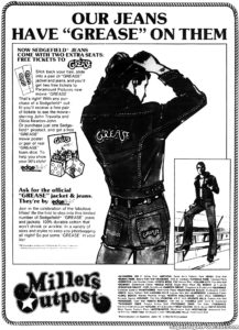 GREASE- Newspaper ad.
June 16, 1978.