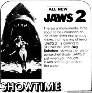 JAWS 2- Television guide ad.
June 30, 1980.