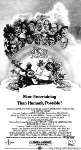 THE MUPPET MOVIE- Newspaper ad.
June 17, 1979,