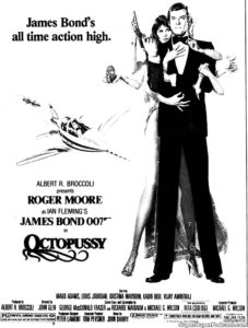 OCTOPUSSY- Newspaper ad.
June 15, 1983.