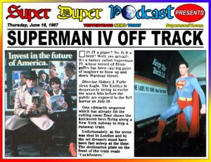 SUPERMAN IV-
June 18, 1987.
Caped Wonder Stuns CIty!