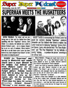 SUPERMAN THE MOVIE-
June 22, 1977.
Caped Wonder Stuns City!