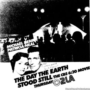 THE DAY THE EARTH STOOD STILL- Television guide ad.
June 30, 1977.