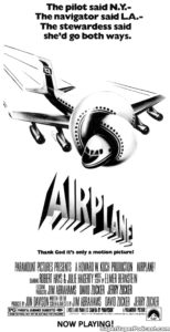 AIRPLANE!- Newspaper ad.
July 13, 1980.
