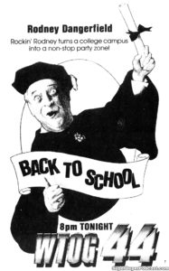 BACK TO SCHOOL-
July 20, 1989.