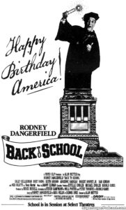 BACK TO SCHOOL- Newspaper ad.
July 4, 1986.