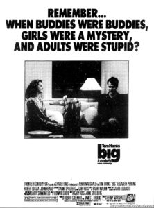 BIG- Newspaper ad.
July 18, 1988.