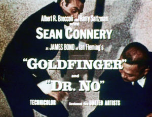 DR NO/GOLDFINGER- Theatrical TV spot.
1965.