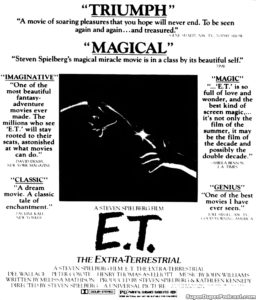 ET- Newspaper ad.
July 6, 1982.