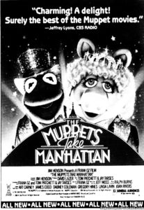 THE GREAT MUPPET CAPER- Newspaper ad.
July 26, 1981.