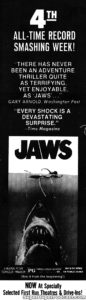 JAWS- Newspaper ad.
July 13, 1975.