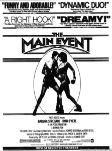 THE MAIN EVENT- Newspaper ad.
July 3, 1979.