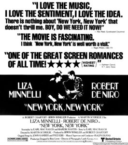 NEW YORK, NEW YORK- Newspaper ad.
July 17, 1977.