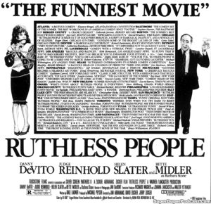 RUTHLESS PEOPLE-
July 2, 1986.