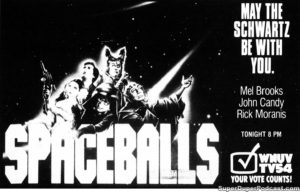 SPACEBALLS- Television guide ad.
July 17, 1991.