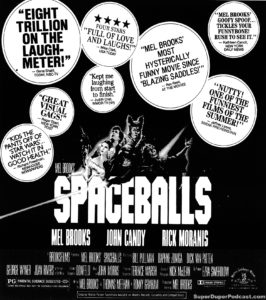 SPACEBALLS- Newspaper ad.
July 9, 1987.