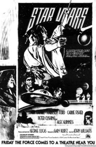 STAR WARS- Newspaper ad.
July 21, 1978.