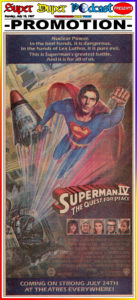 SUPERMAN IV-
July 19, 1987.
Caped Wonder Stuns City!