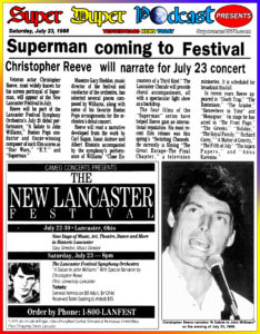 SUPERMAN THE MOVIE-
July 23, 1988.
Caped Wonder Stuns City!