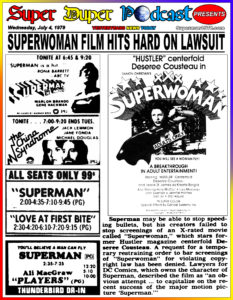 SUPERMAN THE MOVIE-
July 4, 1979.
Caped Wonder Stuns City!