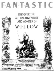 WILLOW- Newspaper ad.
July 18, 1988.