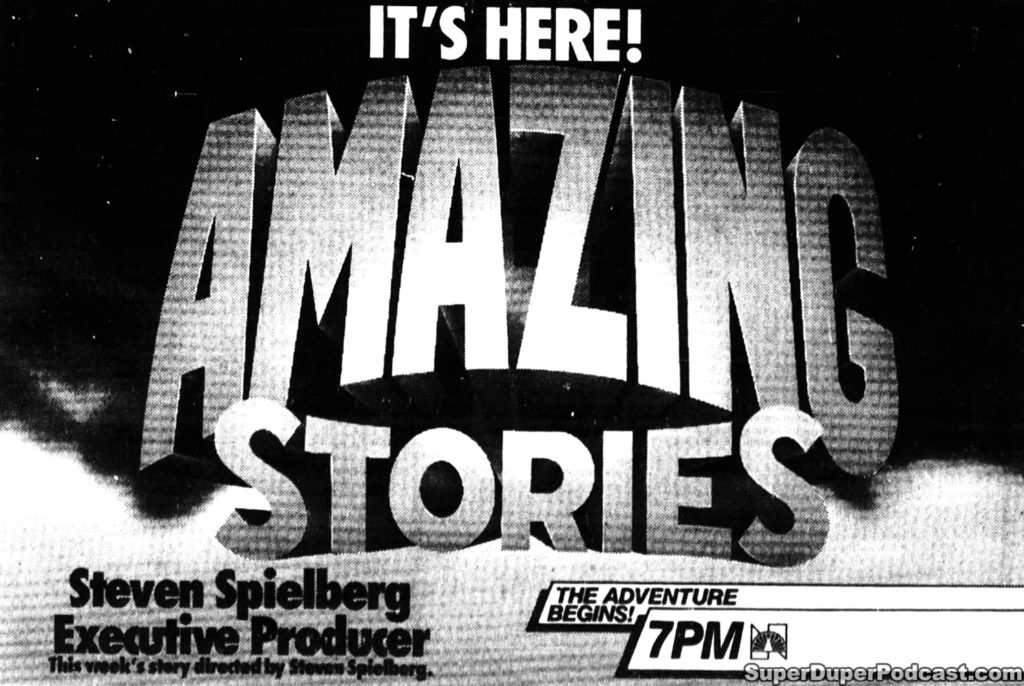 AMAZING STORIES- Television guide ad.
September 29, 1985.