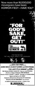 THE AMITYVILLE HORROR- Newspaper ad.
September 28, 1979.