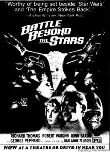 BATTLE BEYOND THE STARS- Newspaper ad.
September 17, 1980.
