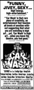 CAR WASH- Newspaper ad.
September 13, 1976.