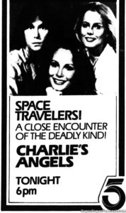 CHARLIE'S ANGELS- Television guide ad.
September 14, 1982.