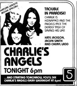 CHARLIE'S ANGELS- Television guide ad.
September 27, 1981.