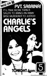 CHARLIE'S ANGELS- Television guide ad.
September 29, 1981.