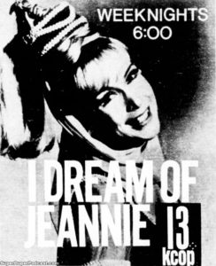 I DREAM OF JEANNIE- Television guide ad.
September 27, 1971.