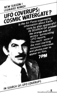 IN SEARCH OF- Television guide ad.
September 20, 1980.