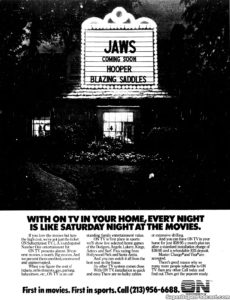 JAWS- Television guide ad.
September 12, 1979.
