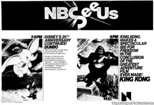 KING KONG- Television guide ad.
September 17, 1978.