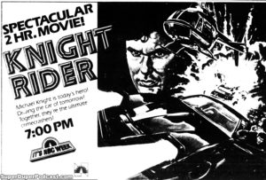KNIGHT RIDER- Television guide ad.
September 26 1982.
