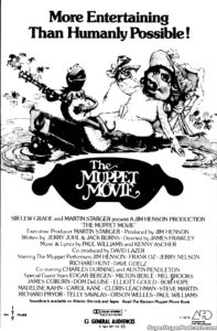THE MUPPET MOVIE- Newspaper ad.
September 24, 1979,