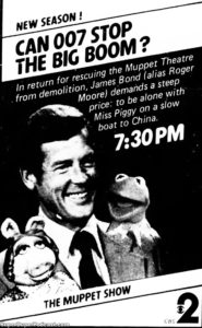 THE MUPPET SHOW- Television guide ad.
September 27, 1980.