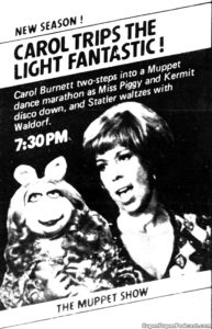 THE MUPPET SHOW- Television guide ad.
September 20, 1980.
