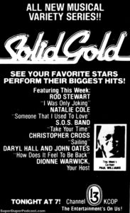 SOLID GOLD- Television guide ad.
September 21, 1980.
